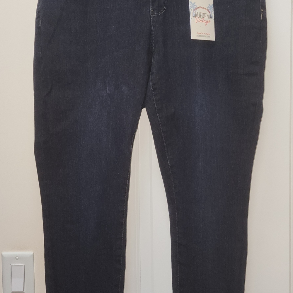 Women's Dark Blue Skinny Jeans